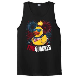 Firequacker Usa Duck Firework 4th Of July PosiCharge Competitor Tank