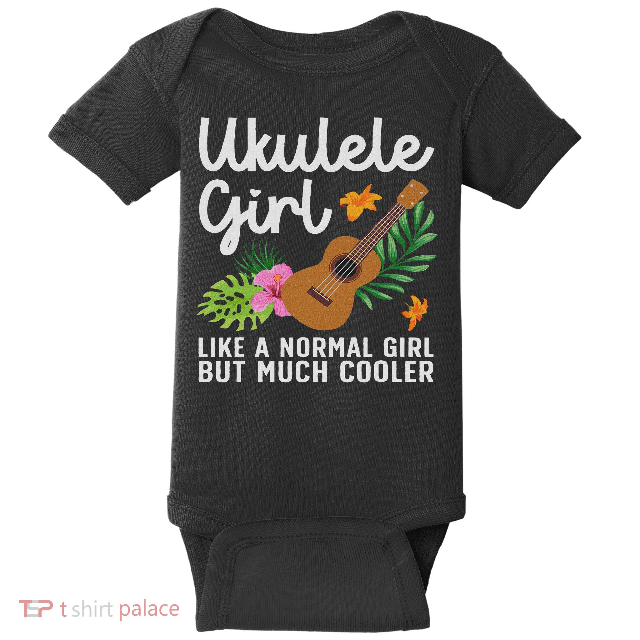 Funny Ukulele Design For Women Guitar Uke Lovers Baby Bodysuit