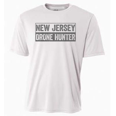 Funny Ufo Drone Humor New Jersey Drone Hunter Cooling Performance Crew T-Shirt