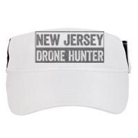 Funny Ufo Drone Humor New Jersey Drone Hunter Adult Drive Performance Visor