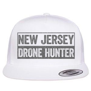 Funny Ufo Drone Humor New Jersey Drone Hunter Flat Bill Trucker Hat