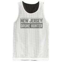 Funny Ufo Drone Humor New Jersey Drone Hunter Mesh Reversible Basketball Jersey Tank