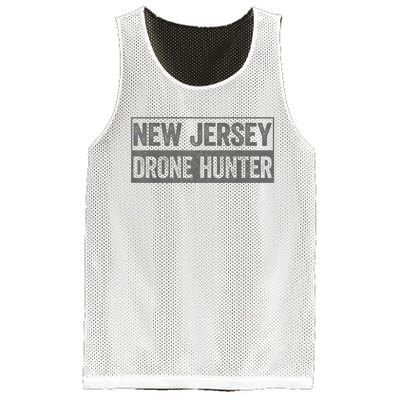 Funny Ufo Drone Humor New Jersey Drone Hunter Mesh Reversible Basketball Jersey Tank