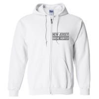 Funny Ufo Drone Humor New Jersey Drone Hunter Full Zip Hoodie