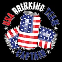 Funny USA Drinking Team Captain American Beer Cans Wool Snapback Cap
