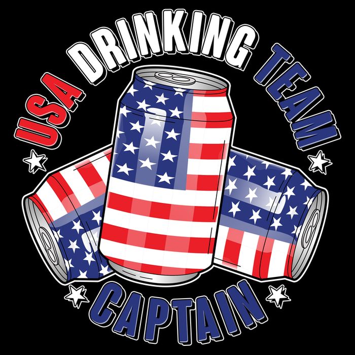 Funny USA Drinking Team Captain American Beer Cans Wool Snapback Cap