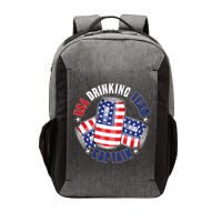 Funny USA Drinking Team Captain American Beer Cans Vector Backpack