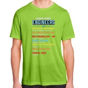 Funny Understanding Engineers And Funny Engineering Adult ChromaSoft Performance T-Shirt