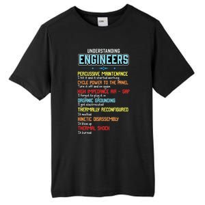 Funny Understanding Engineers And Funny Engineering Tall Fusion ChromaSoft Performance T-Shirt