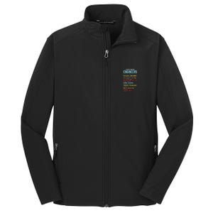 Funny Understanding Engineers And Funny Engineering Core Soft Shell Jacket