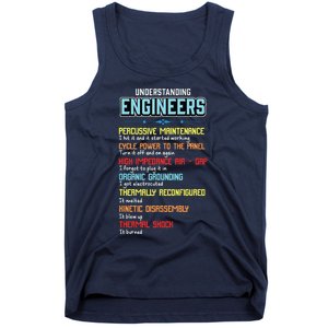 Funny Understanding Engineers And Funny Engineering Tank Top