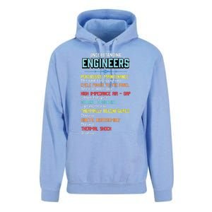 Funny Understanding Engineers And Funny Engineering Unisex Surf Hoodie