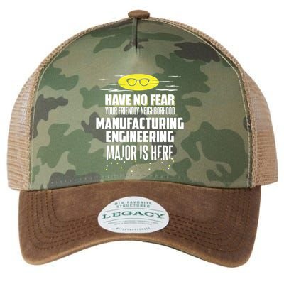 Funny Ufacturing Engineering Major Gift Have No Fear Gift Legacy Tie Dye Trucker Hat