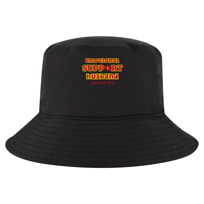 Funny Unique Emotional Support Husband Do Not Pet Emergency Cool Comfort Performance Bucket Hat