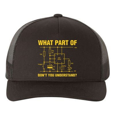 Funny Understand Electrical Electric Electrician Engineer Yupoong Adult 5-Panel Trucker Hat