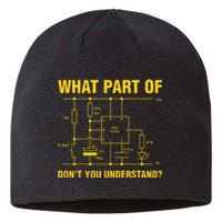 Funny Understand Electrical Electric Electrician Engineer Sustainable Beanie