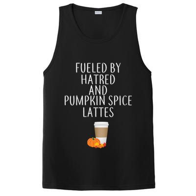 Fueled By Hatred And Pumpkin Spice Lattes PosiCharge Competitor Tank