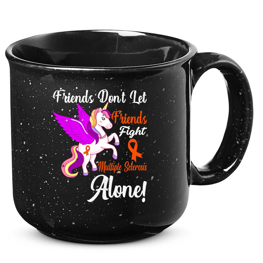 Funny Unicorn Friend Family Gift Multiple Sclerosis Awareness  15oz Campfire Ceramic Mug