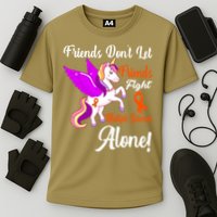 Funny Unicorn Friend Family Gift Multiple Sclerosis Awareness  Cooling Performance Crew T-Shirt