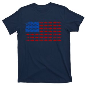 Fishing USA flag T-Shirt