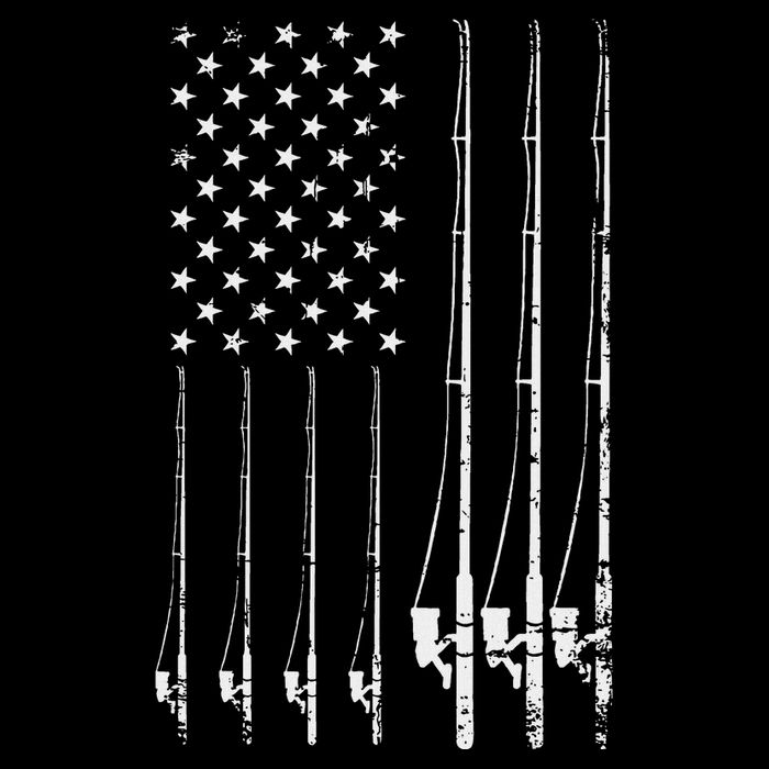 Fishing Usa Zip Tote Bag