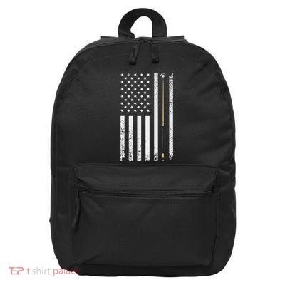 Funny Us Flag Billiards Design For Women Billiard Player 16 in Basic Backpack