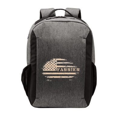 Farrier Usa Flag Patriotic American Farrier Vector Backpack