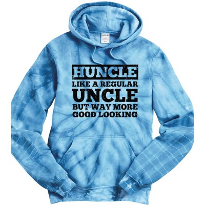 Funny Uncle For Best Uncle Huncle Lovers Uncle Tie Dye Hoodie