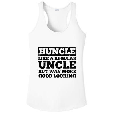 Funny Uncle For Best Uncle Huncle Lovers Uncle Ladies PosiCharge Competitor Racerback Tank