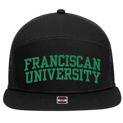 Franciscan University 7 Panel Mesh Trucker Snapback Hat