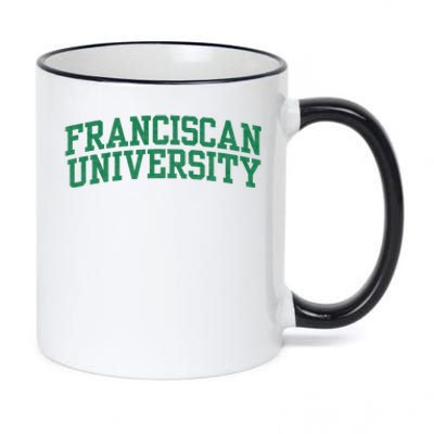 Franciscan University 11oz Black Color Changing Mug