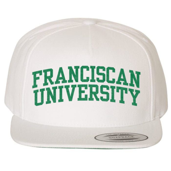 Franciscan University Wool Snapback Cap