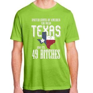 Funny Usa Flag United States Of America Texas Adult ChromaSoft Performance T-Shirt