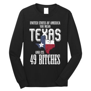 Funny Usa Flag United States Of America Texas Long Sleeve Shirt