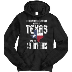 Funny Usa Flag United States Of America Texas Tie Dye Hoodie