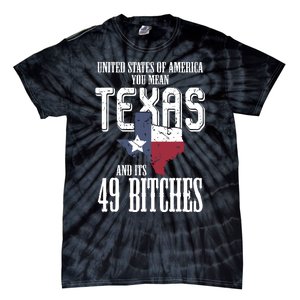 Funny Usa Flag United States Of America Texas Tie-Dye T-Shirt