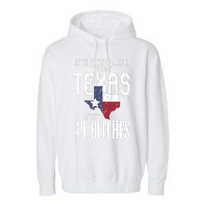 Funny Usa Flag United States Of America Texas Garment-Dyed Fleece Hoodie