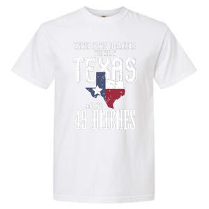 Funny Usa Flag United States Of America Texas Garment-Dyed Heavyweight T-Shirt