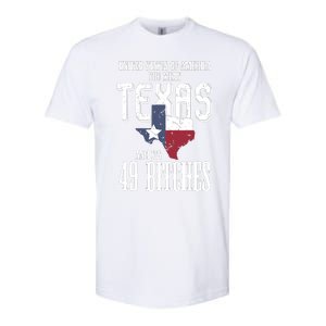 Funny Usa Flag United States Of America Texas Softstyle CVC T-Shirt