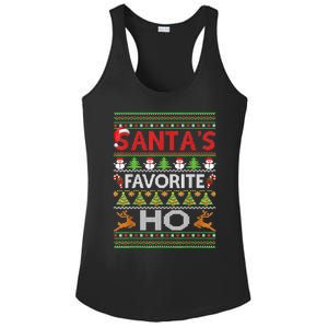 Funny Ugly For Christmas Gift SantaS Favorite Ho Cute Gift Ladies PosiCharge Competitor Racerback Tank