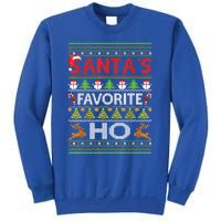 Funny Ugly For Christmas Gift SantaS Favorite Ho Cute Gift Sweatshirt