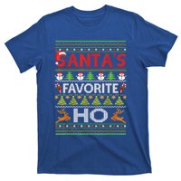 Funny Ugly For Christmas Gift SantaS Favorite Ho Cute Gift T-Shirt