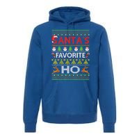 Funny Ugly For Christmas Gift SantaS Favorite Ho Cute Gift Premium Hoodie