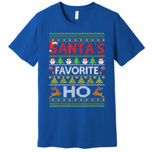 Funny Ugly For Christmas Gift SantaS Favorite Ho Cute Gift Premium T-Shirt