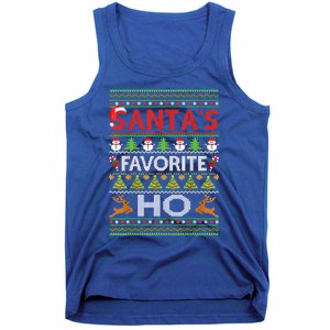 Funny Ugly For Christmas Gift SantaS Favorite Ho Cute Gift Tank Top