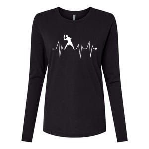 Funny Ultimate Frisbee Player Heartbeat Heart Pulse Rate Ekg Funny Gift Womens Cotton Relaxed Long Sleeve T-Shirt