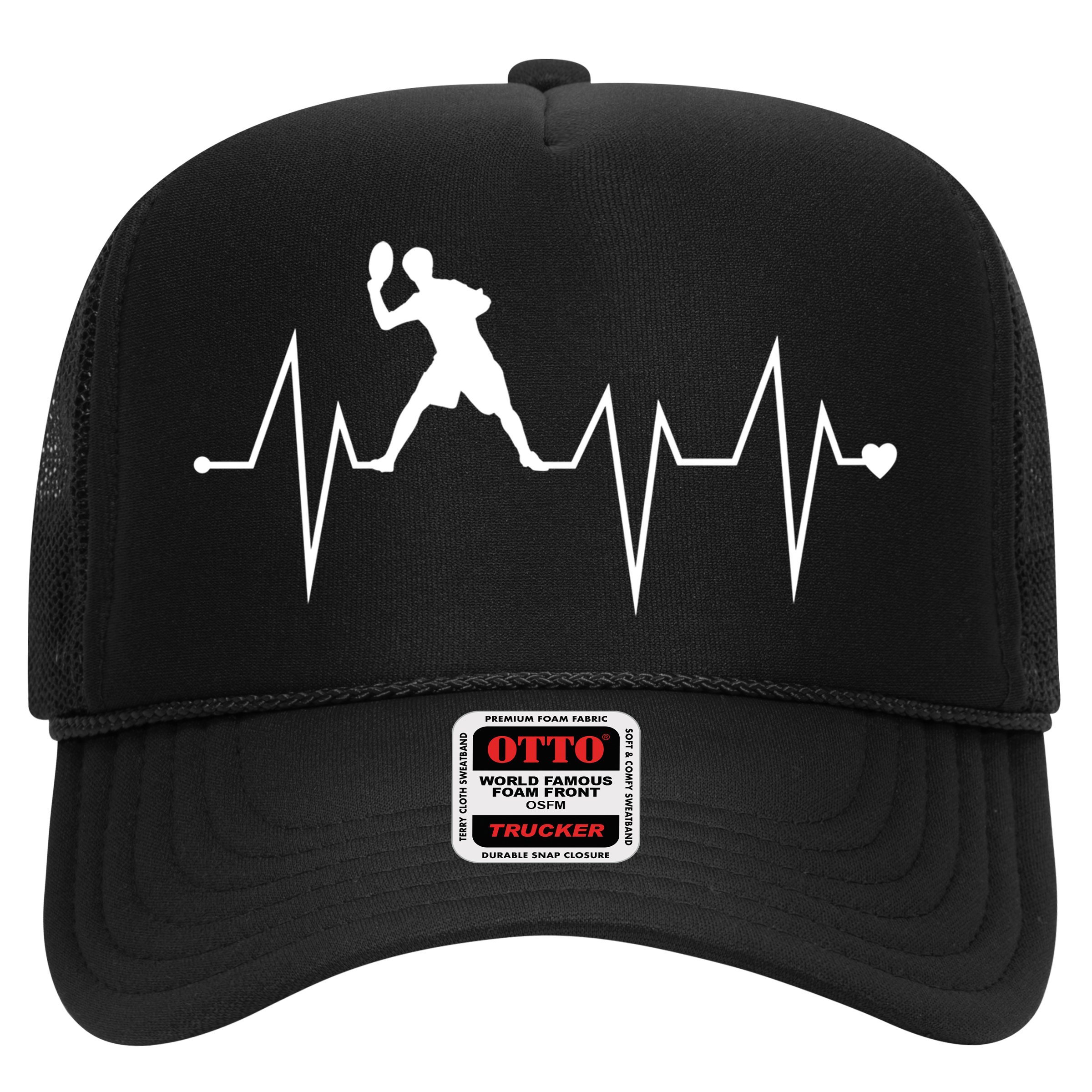 Funny Ultimate Frisbee Player Heartbeat Heart Pulse Rate Ekg Funny Gift Hat