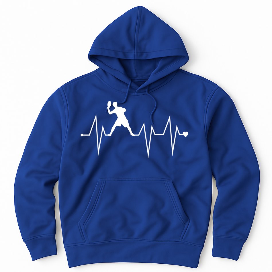 Funny Ultimate Frisbee Player Heartbeat Heart Pulse Rate Ekg Funny Gift Hoodie