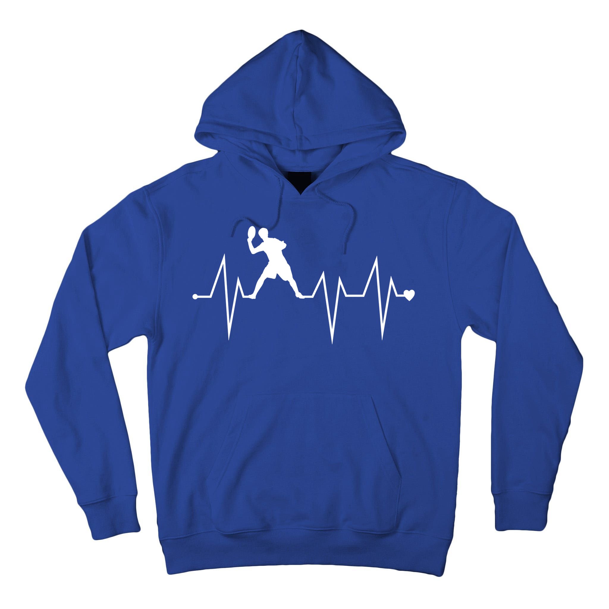 Funny Ultimate Frisbee Player Heartbeat Heart Pulse Rate Ekg Funny Gift Tall Hoodie