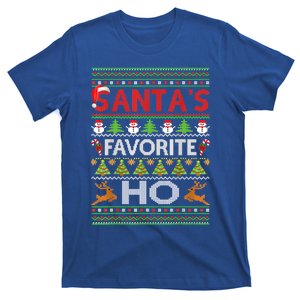 Funny Ugly For Christmas Funny Gift SantaS Favorite Ho Great Gift T-Shirt